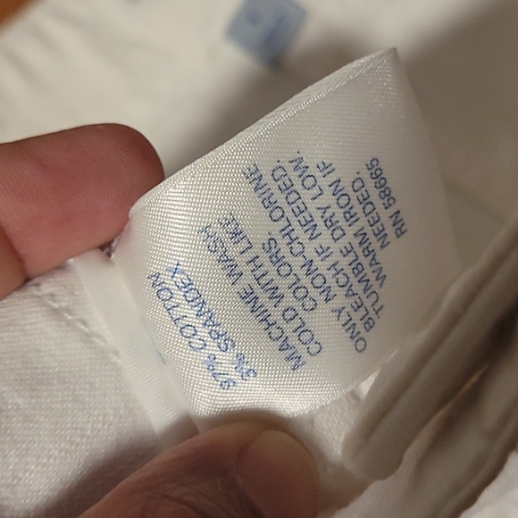 White Halogen Denim Short Skirt with pockets  Size 8 - Picture 5 of 6